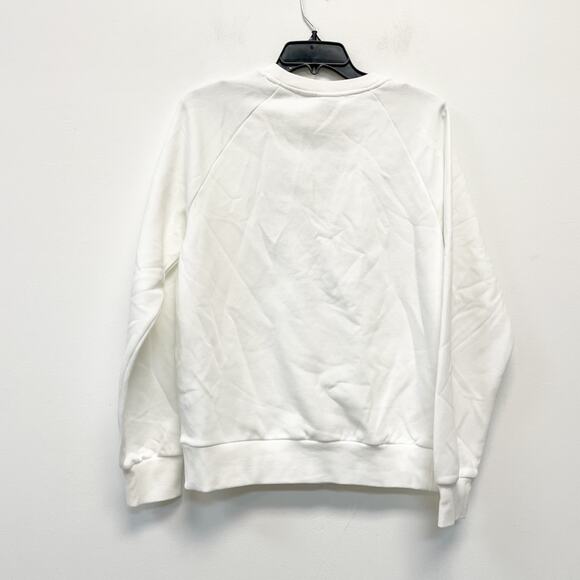 The Cuddle Collab Women's "I Only Travel In Packs" Graphic White Sweatshirt XL - Picture 2 of 5